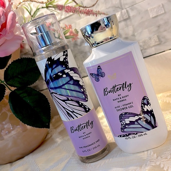 Bath & Body Works Other - 🆕 Bath & Body Works Ltd Edition 2-Piece “Butterfly” Body Care Set